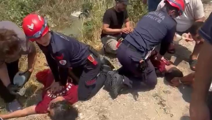 Sulama kanalinda yasam savasi 2 kadinin duran kalpleri yeniden calistirildi Q8z4n7xl